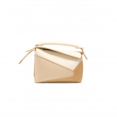 LOEWE MINI PUZZLE EDGE BAG IN CLASSIC CALFSKIN A510P60X38-565 (18*12.5*8cm)